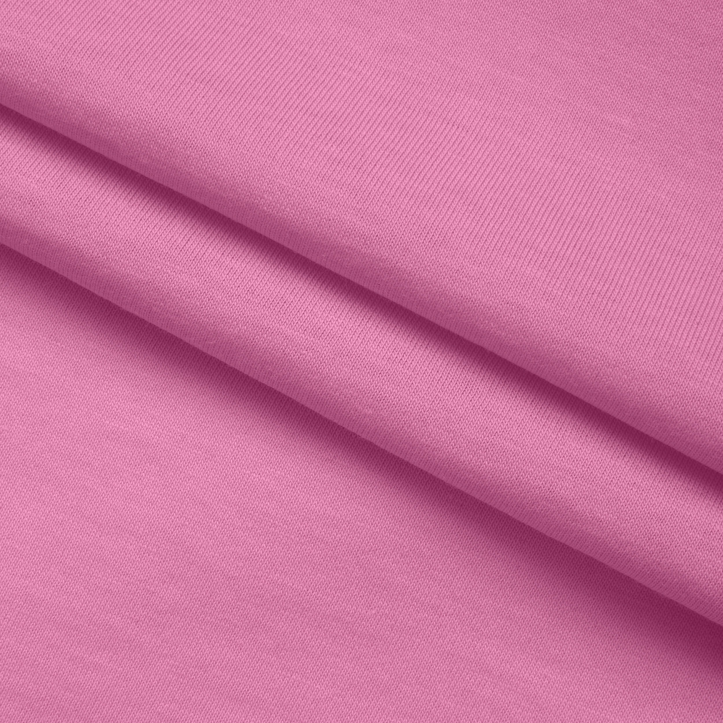 LIGHTWEIGHT COTTON JERSEY KNIT - SUPER PINK