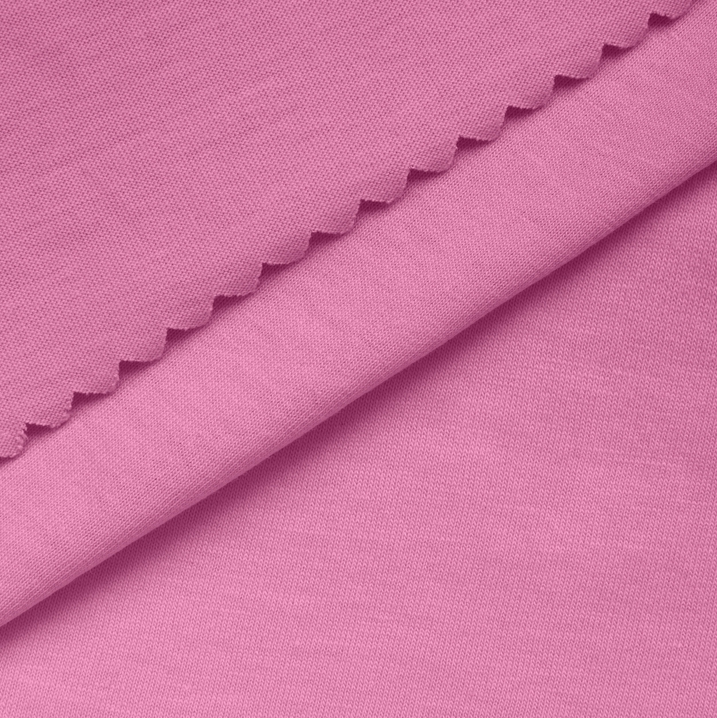 LIGHTWEIGHT COTTON JERSEY KNIT - SUPER PINK