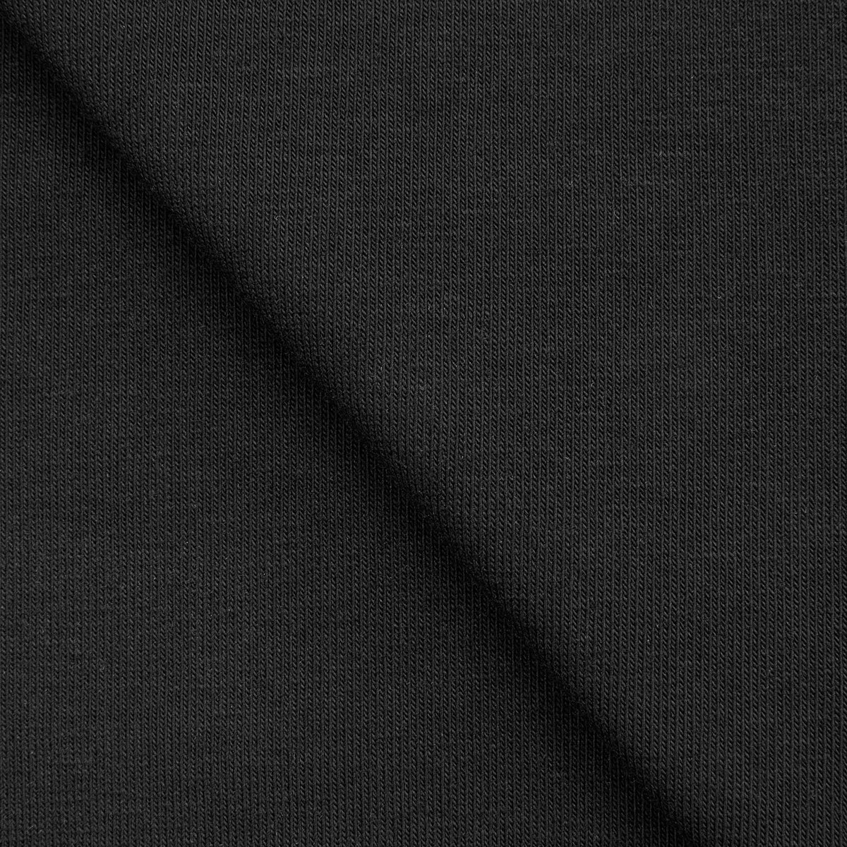 MIDWEIGHT COTTON JERSEY KNIT - BLACK
