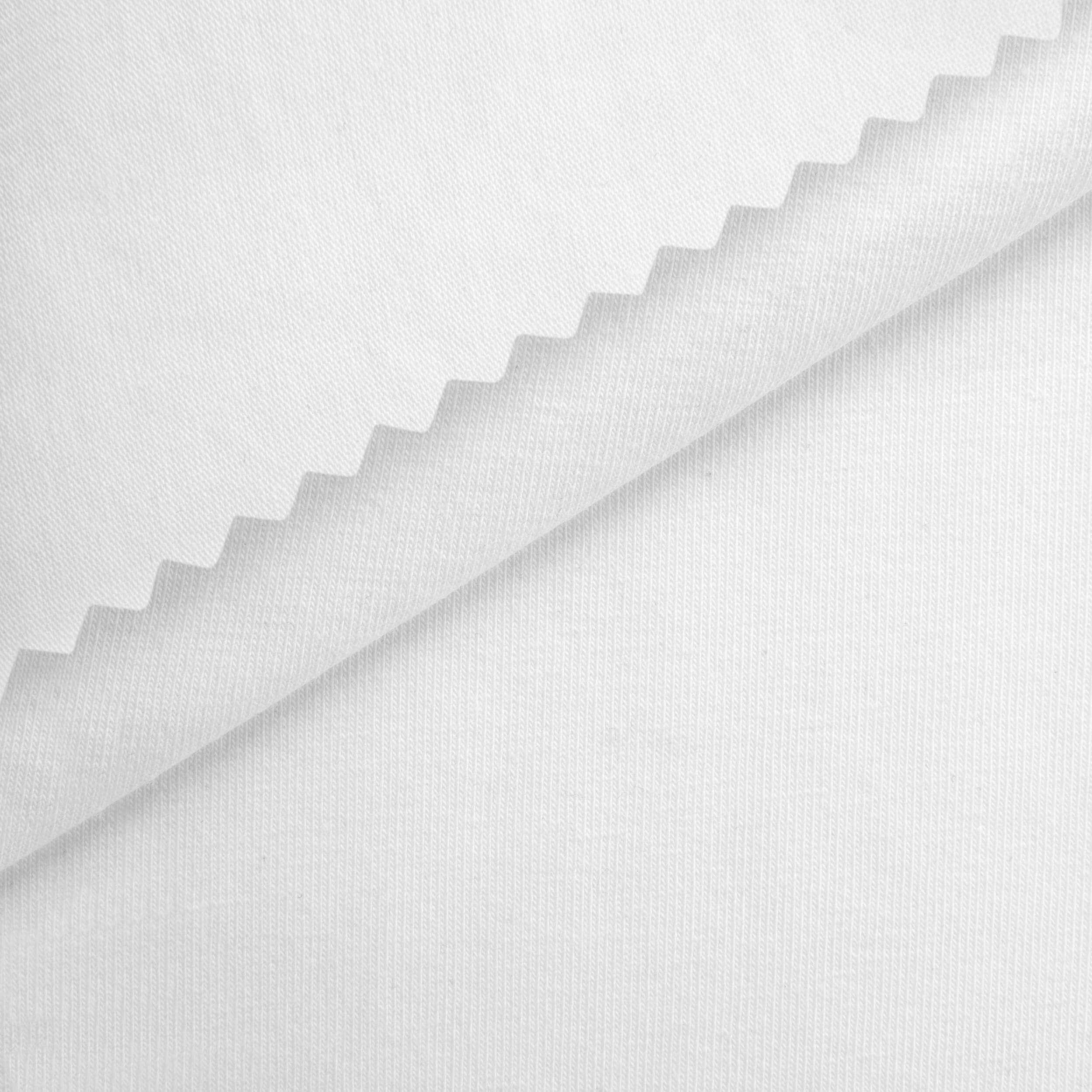 MIDWEIGHT COTTON JERSEY KNIT - BLANC DE BLANC