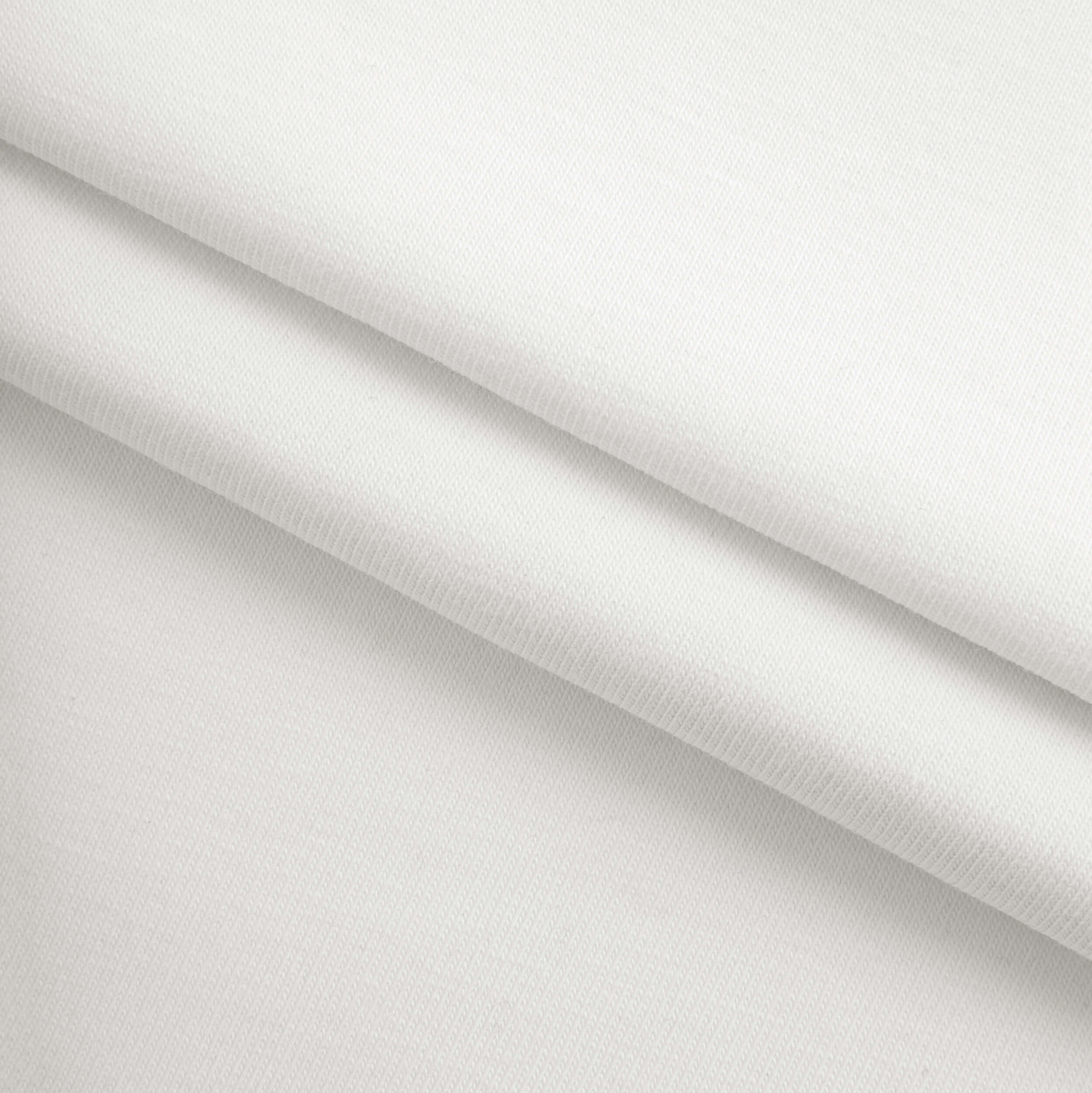 MIDWEIGHT COTTON JERSEY KNIT - BRIGHT WHITE