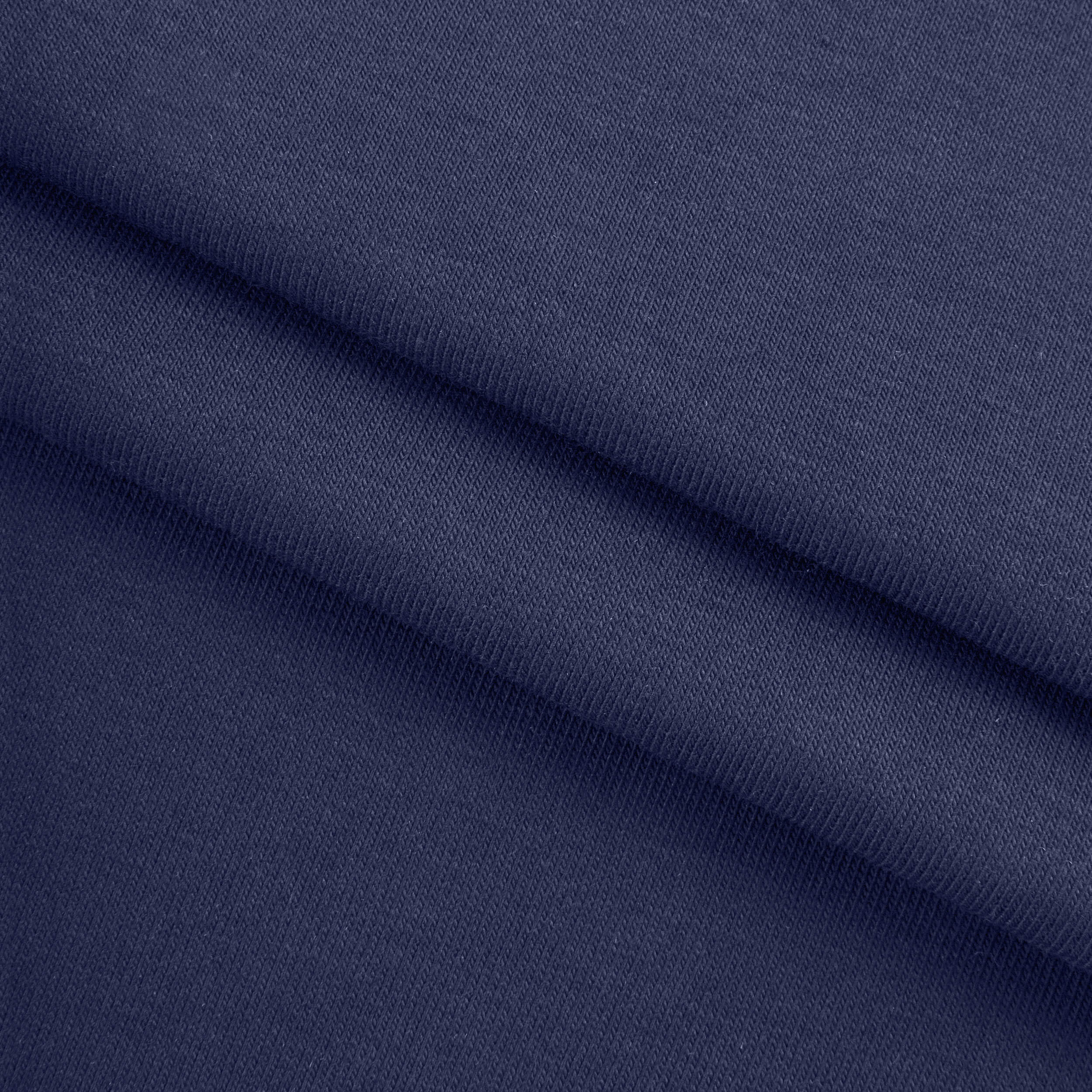 MIDWEIGHT COTTON JERSEY KNIT - NAVY BLUE