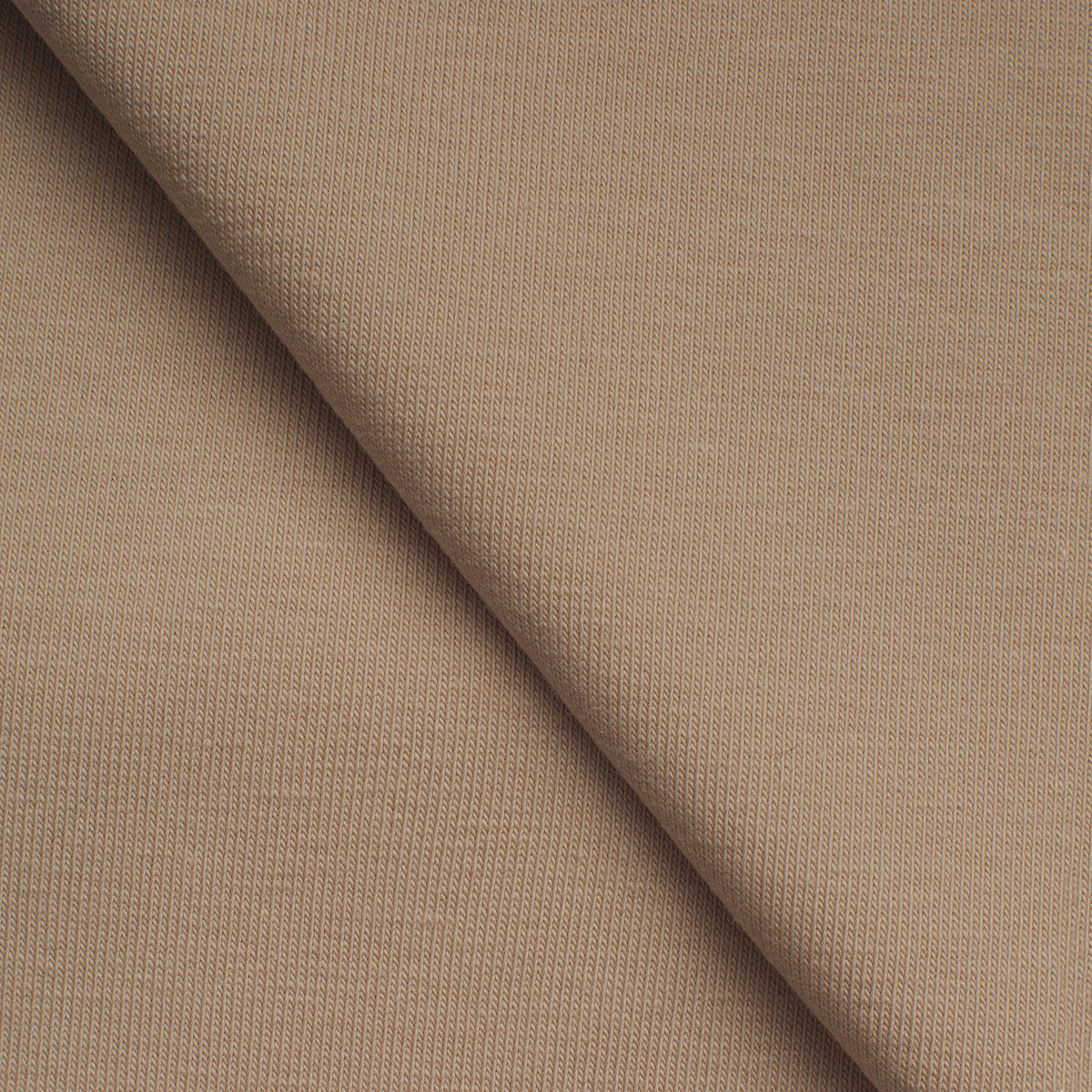 COTTON SINGLE JERSEY FABRIC WITH ELASTANE - GREIGE TAUPE - 180 GSM