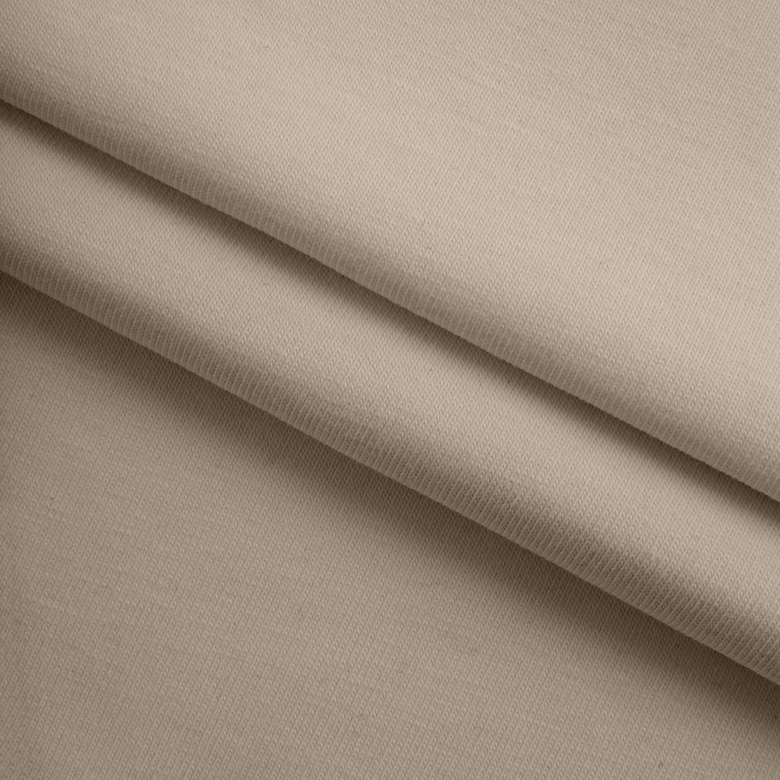 MIDWEIGHT COTTON JERSEY KNIT - PLAZA TAUPE